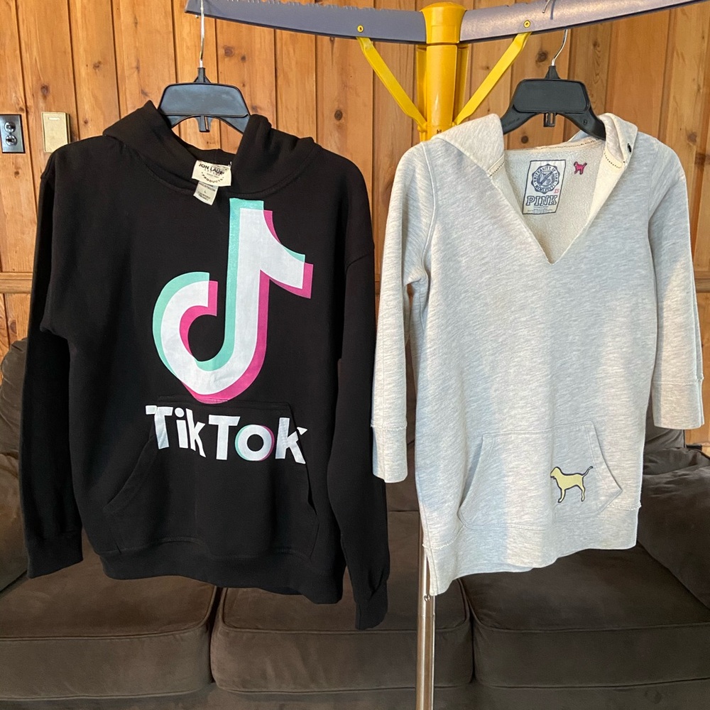 Pink and Tik Tok Sweaters